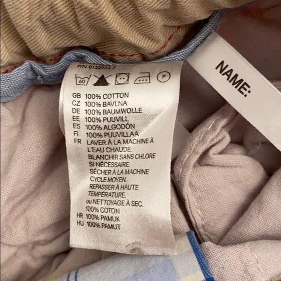 H&M adjustable waist plaid shorts 11/12 - Picture 2 of 8